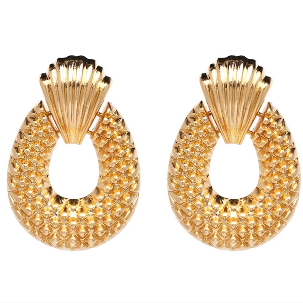 Large drop earrings - Picture 2 of 4